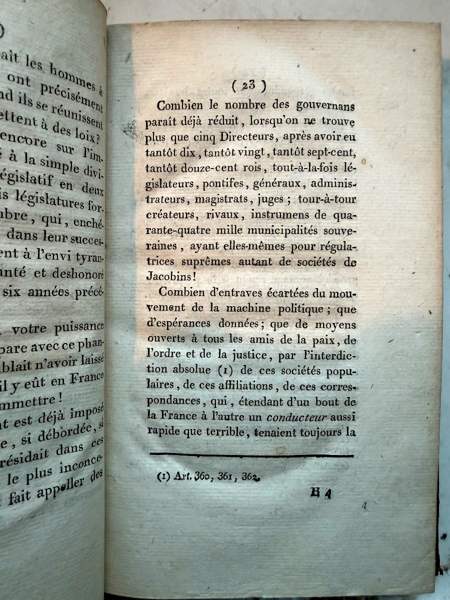 Vol. 8: "defense Of French émigrés," Addressed To The French People; 1797. Lally-tollendal-photo-5