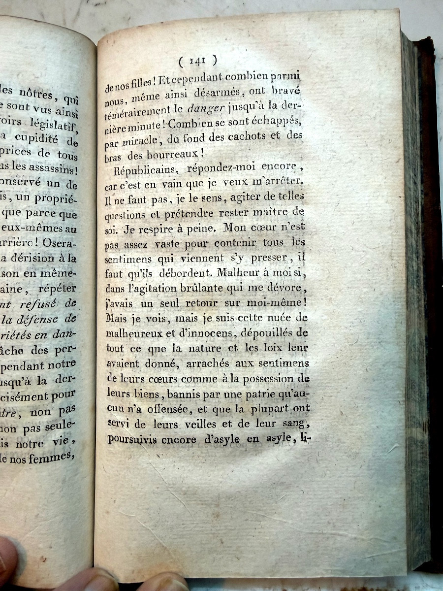 Vol. 8: "defense Of French émigrés," Addressed To The French People; 1797. Lally-tollendal-photo-7