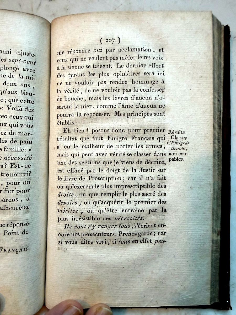 Vol. 8: "defense Of French émigrés," Addressed To The French People; 1797. Lally-tollendal-photo-8