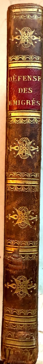 Vol. 8: "defense Of French émigrés," Addressed To The French People; 1797. Lally-tollendal