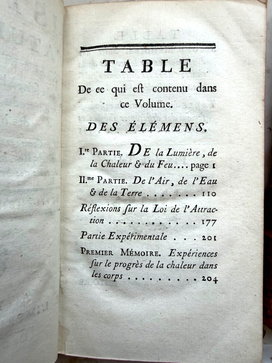 Observation des minéraux  de  Buffon ouvrage illustré en 2 Vol aux Armes du Marquis de Verneuil-photo-1