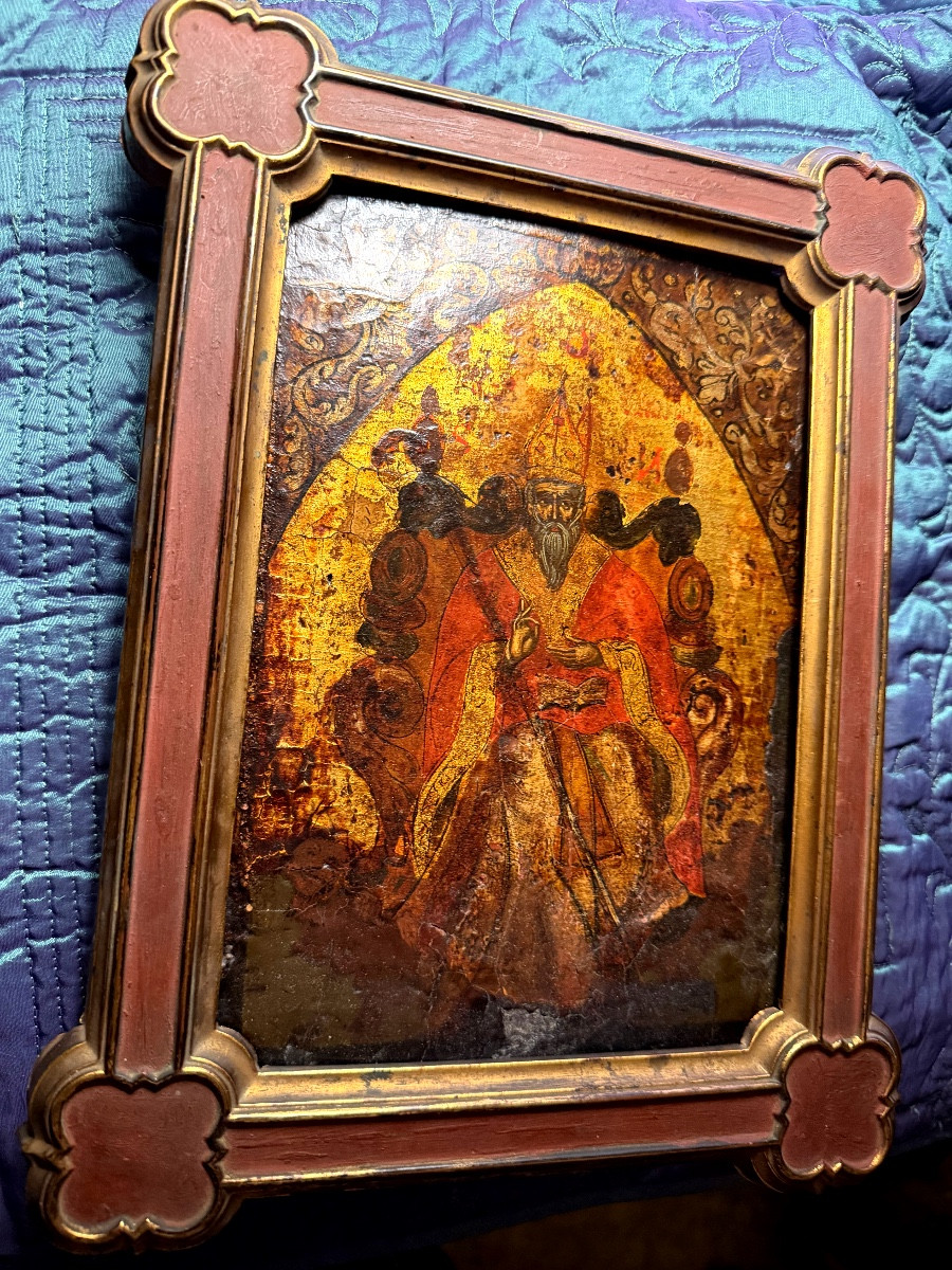  Beautiful 17th Century Greek Icon: -photo-4