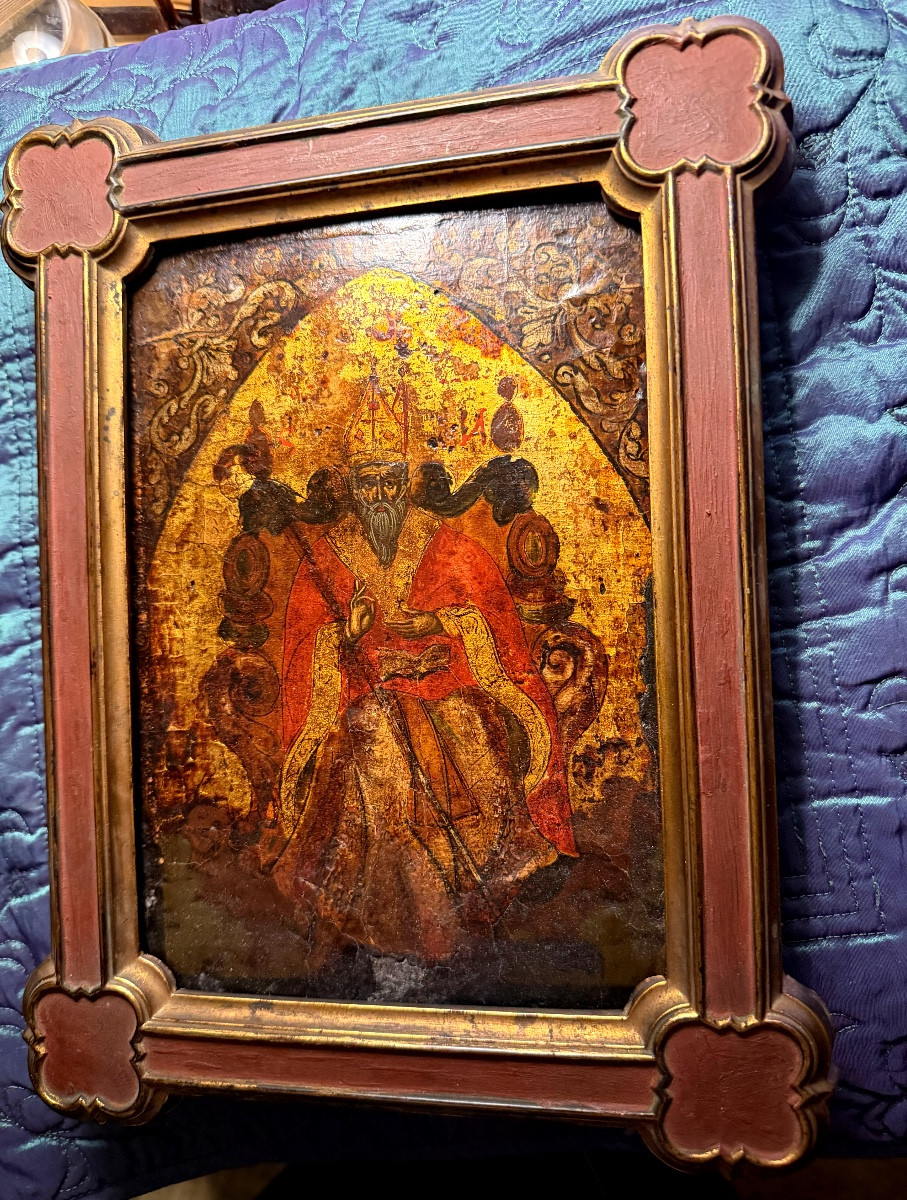  Beautiful 17th Century Greek Icon: -photo-3