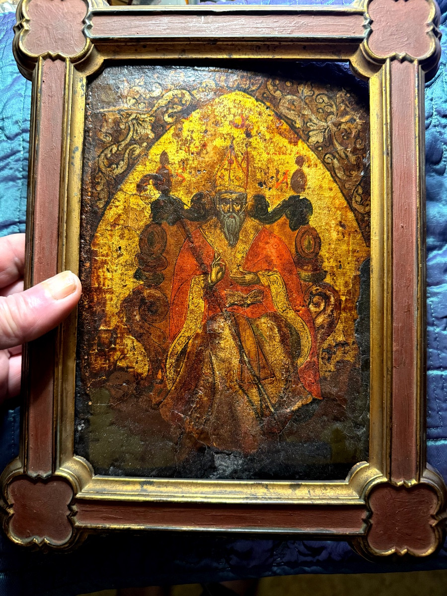  Beautiful 17th Century Greek Icon: -photo-4