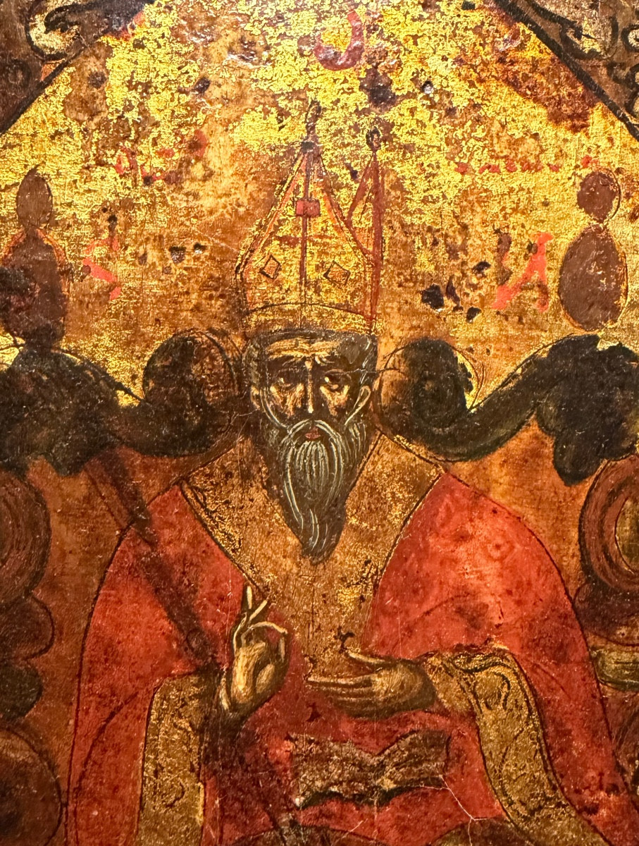  Beautiful 17th Century Greek Icon: -photo-7