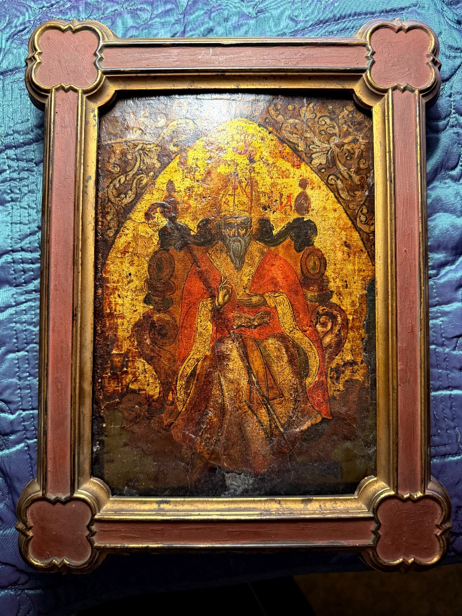  Beautiful 17th Century Greek Icon: -photo-8