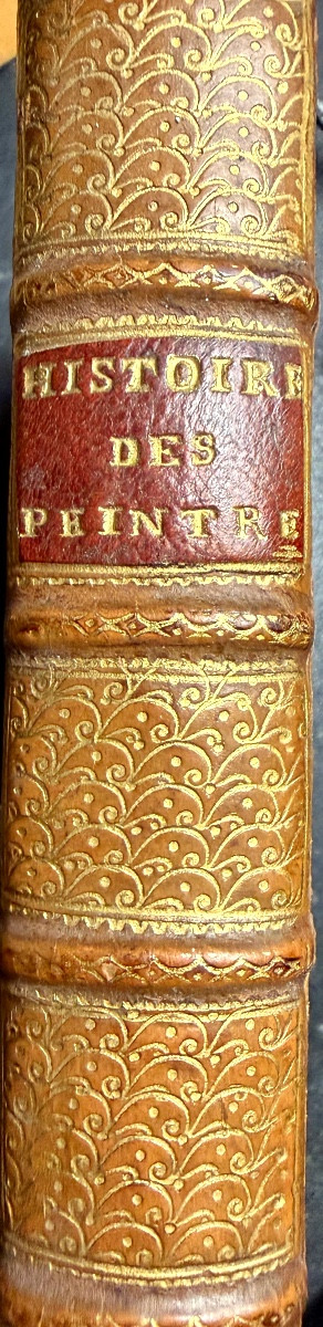  1Vol. Belle Histoire Abrégée des plus fameux Peintres Sculpteurs & Architectes Espagnols ;1749-photo-2