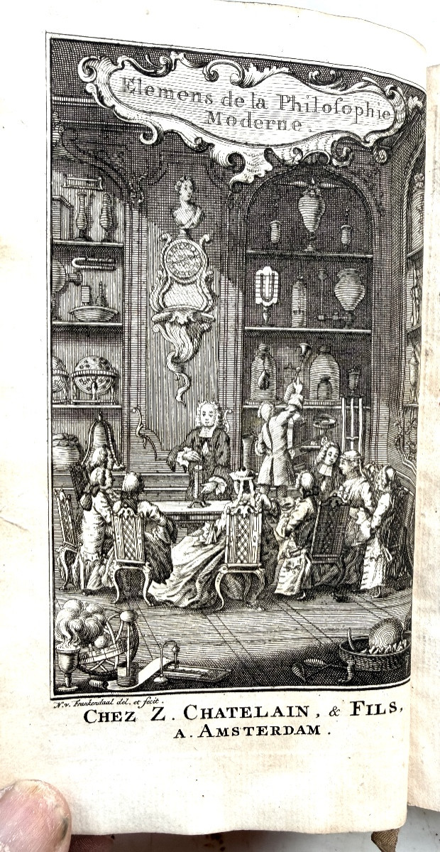 Elémens de la Philosophie Moderne :Pierre Massuet qui contienne la Pneumatique ,la Métaphysique-photo-3