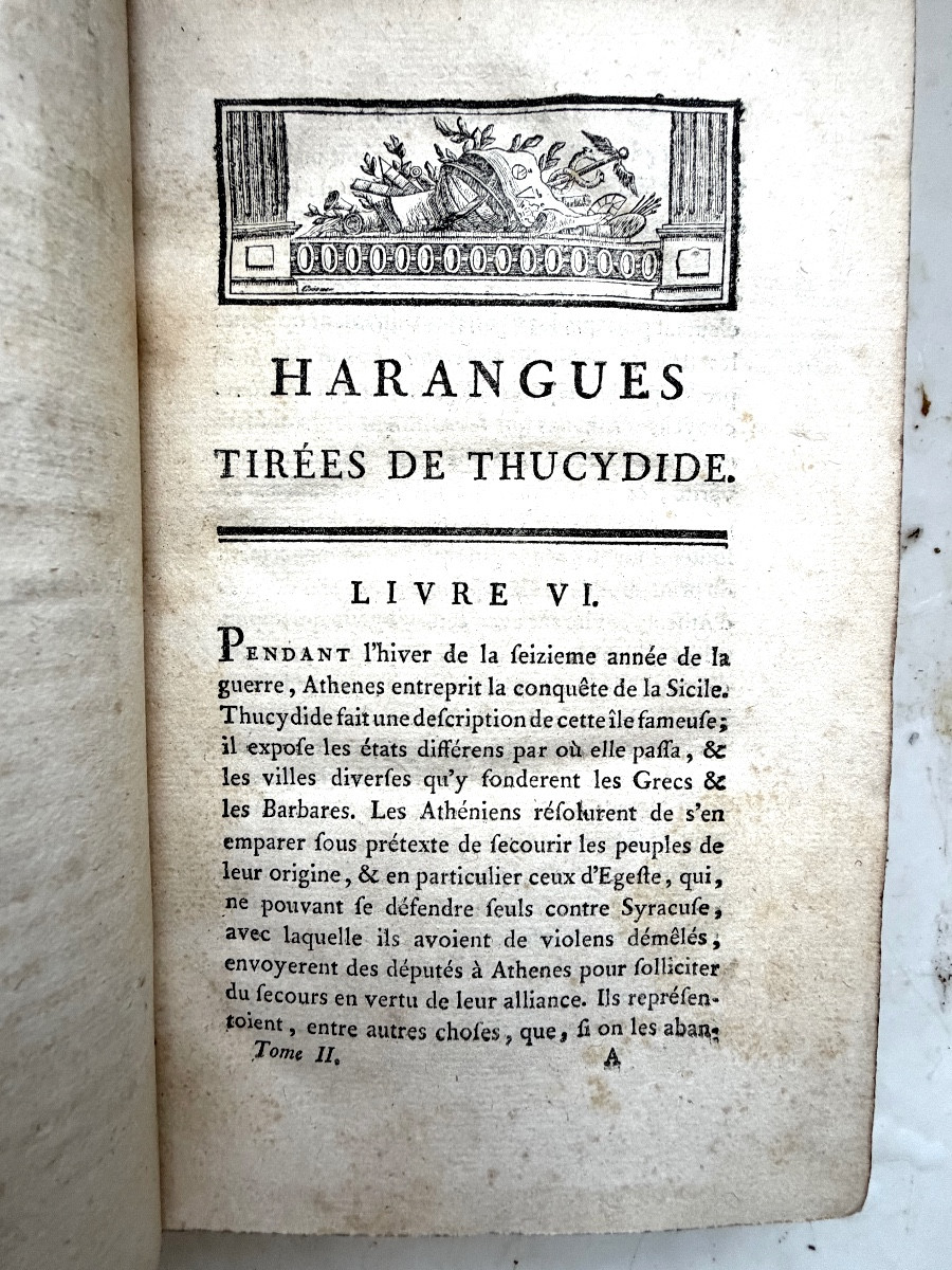 Harangues From Herodotus, Thucydides, Xenophon's Greek Histories&c... Abbé. Auger-photo-4