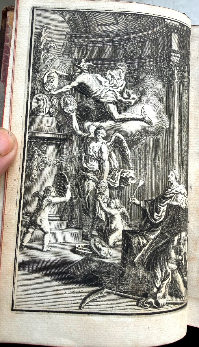 5 Beaux volumes In8 " Mémoires de Messire Philippe de Comines Seig. d'Argenton . Bruxelles 1723-photo-3