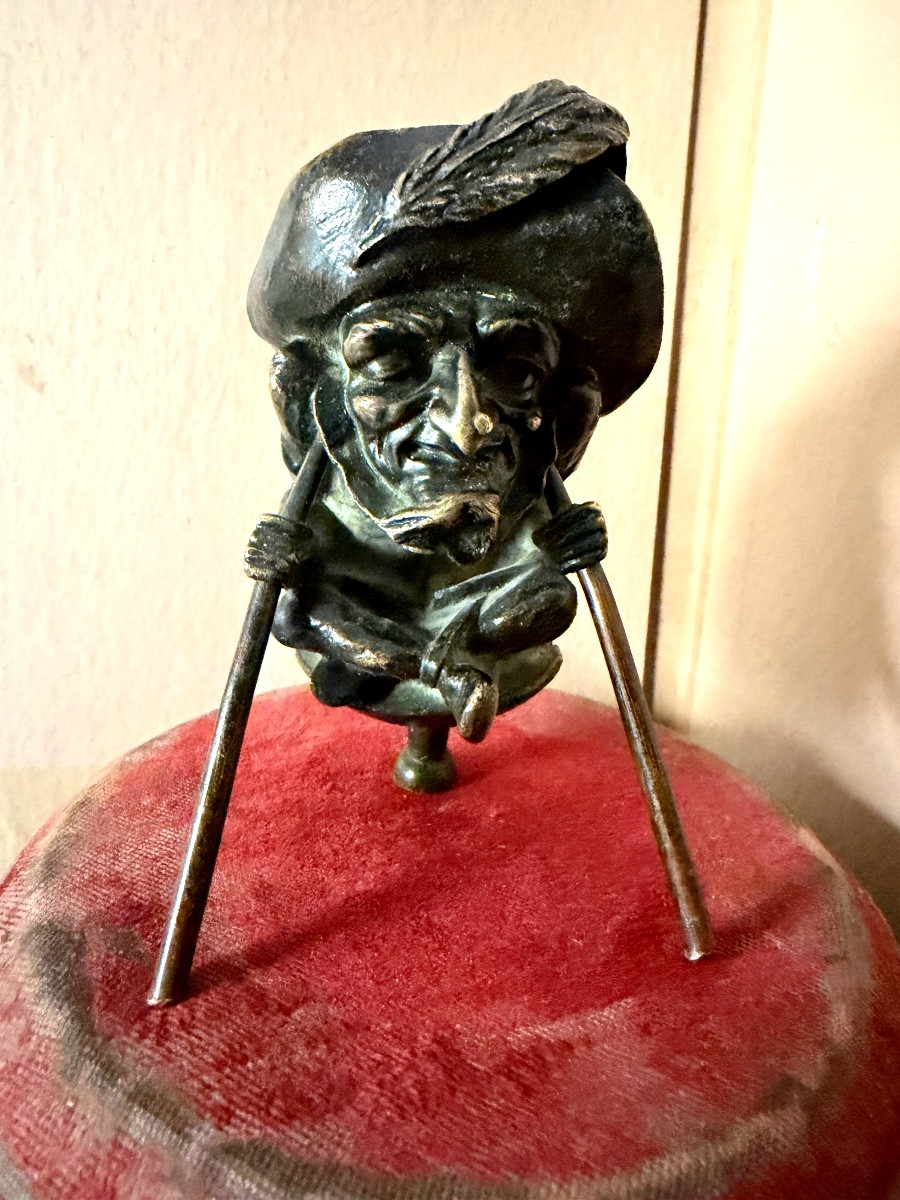 Caricatured 19th Century Candlestick -photo-2