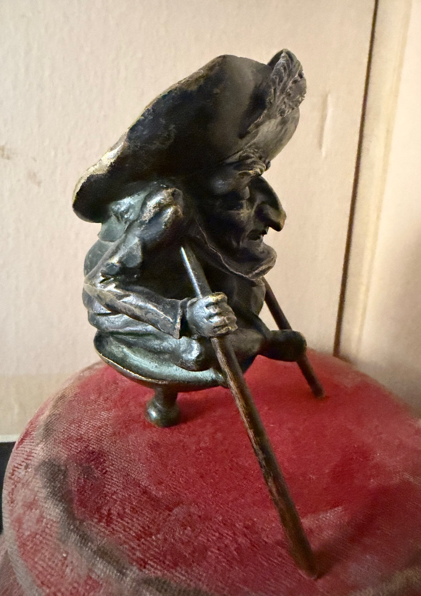 Caricatured 19th Century Candlestick -photo-3