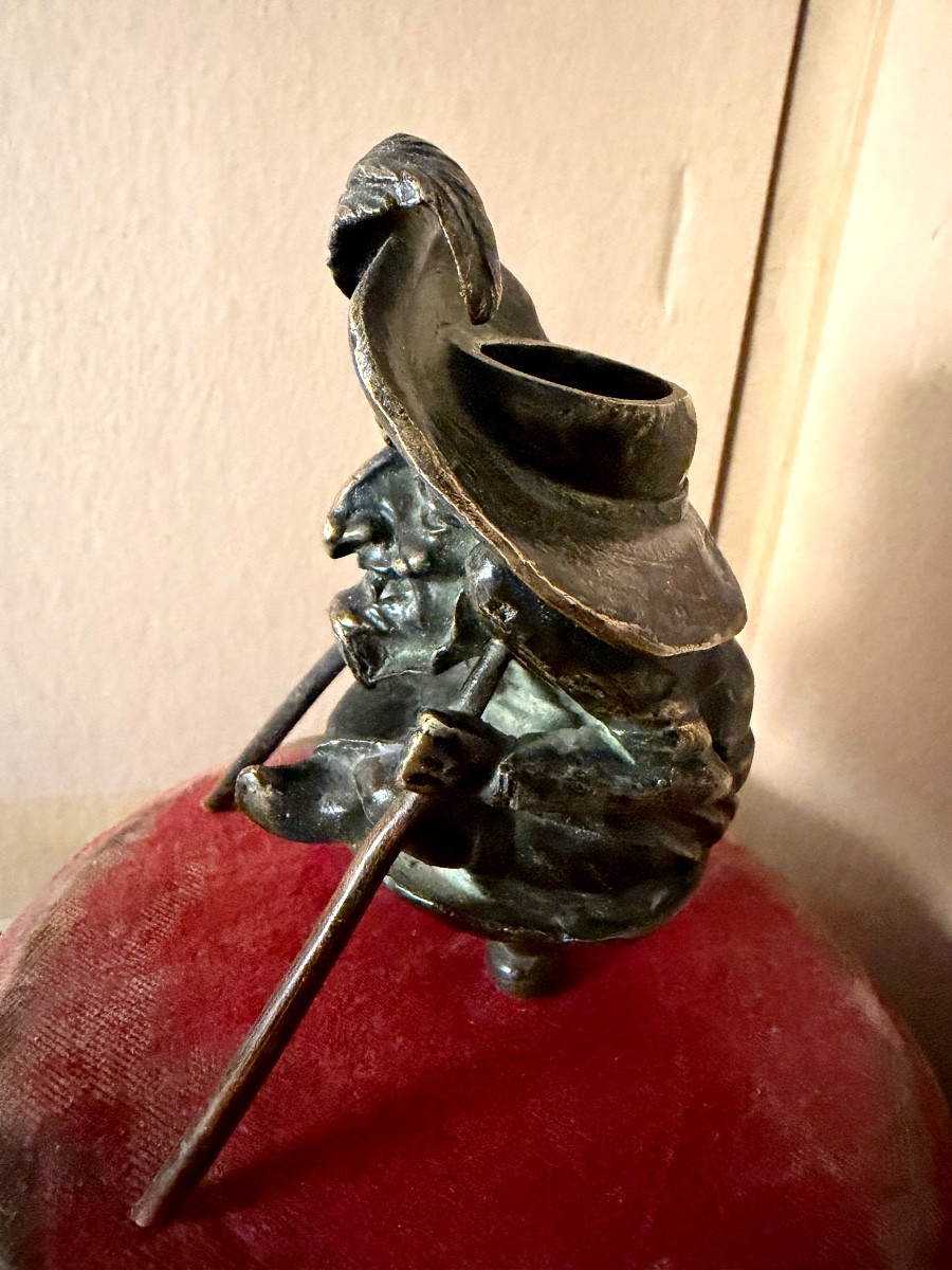 Caricatured 19th Century Candlestick -photo-1