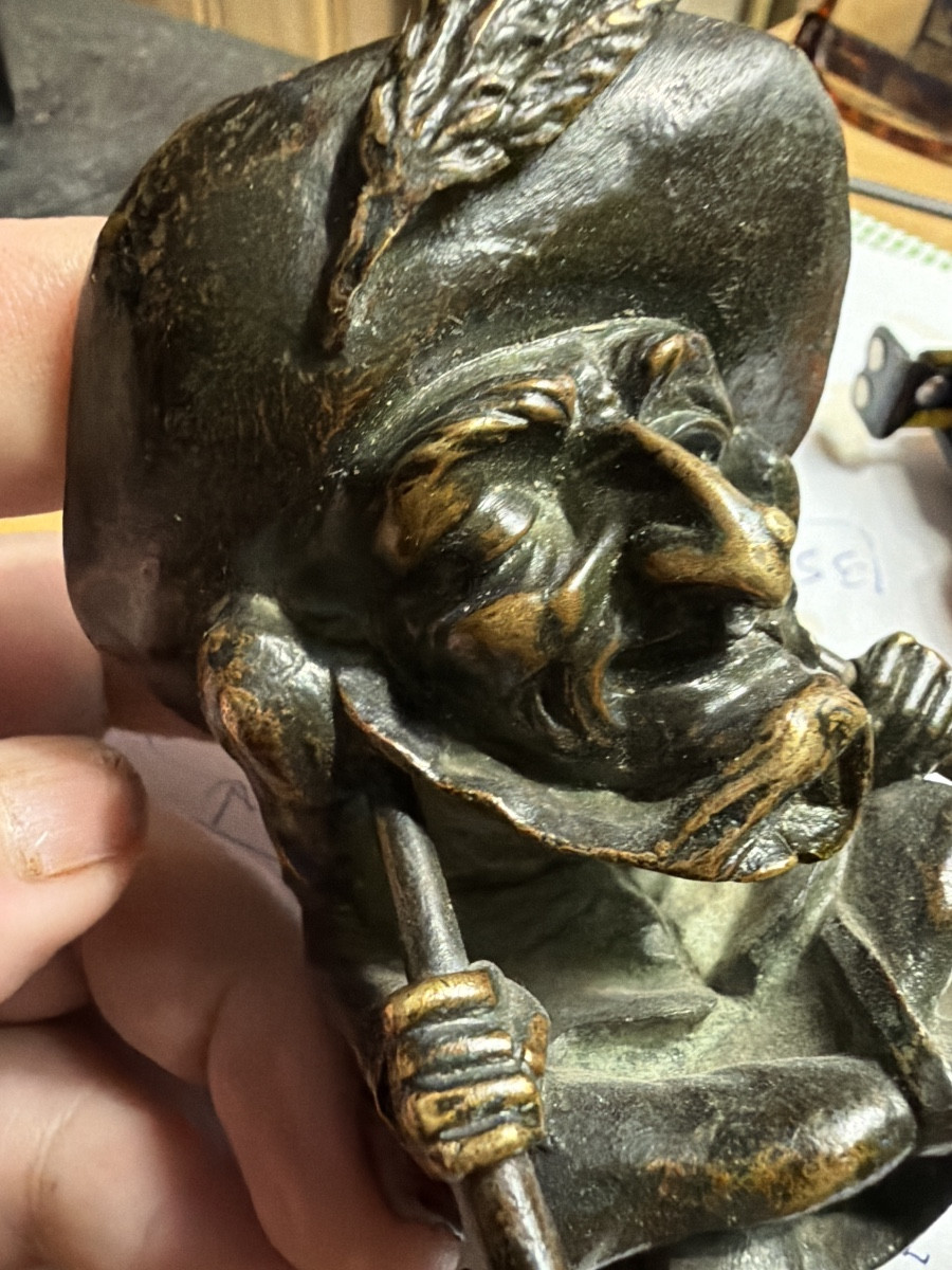 Caricatured 19th Century Candlestick -photo-7