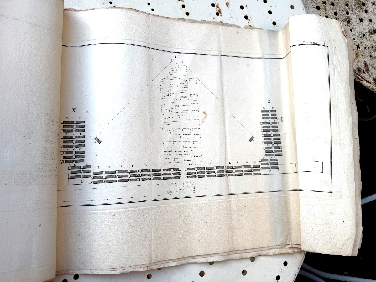 Cahier de  37 grandes planches dépl. d'Ecole d'Instruction Militaire sur l'ordre des bataillons-photo-1