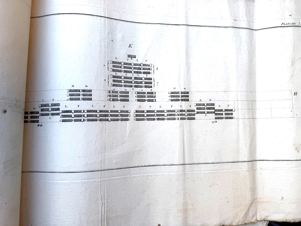 Cahier de  37 grandes planches dépl. d'Ecole d'Instruction Militaire sur l'ordre des bataillons-photo-2