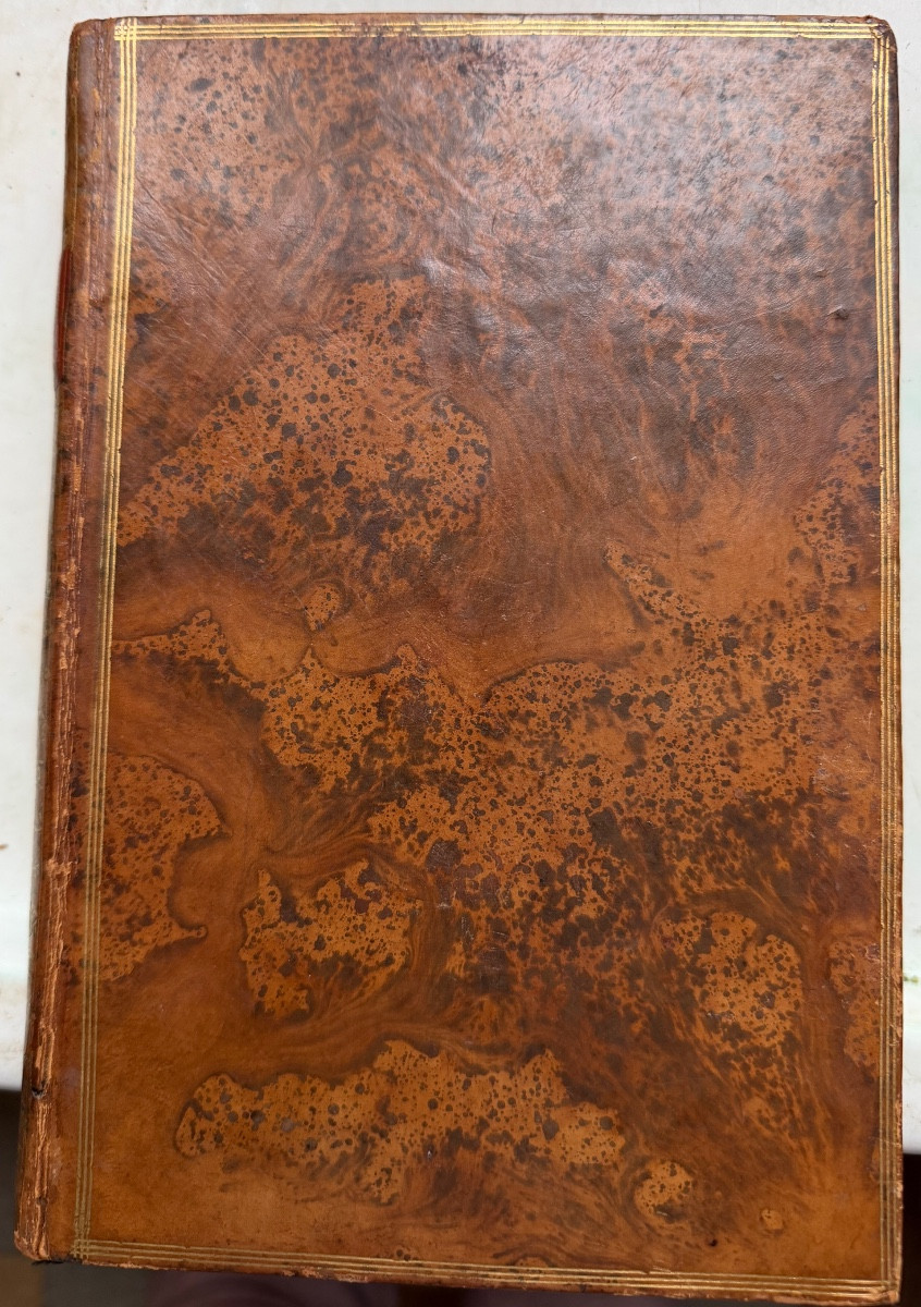 Bel exemplaire In 8 de 1784 :"La Henriade" de Voltaire sur grd.papier bleuté avec des remarques-photo-4