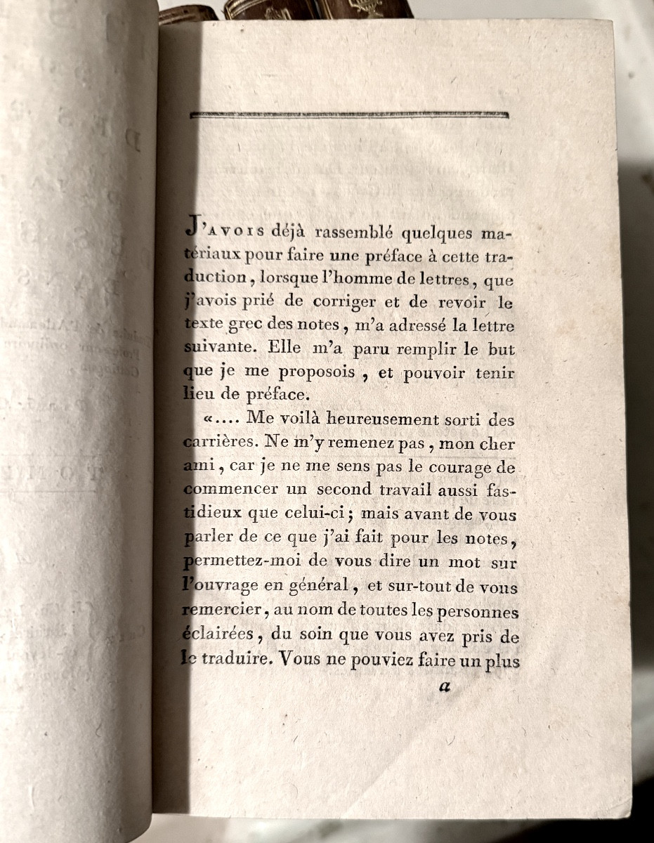 Fine Copy In 5 Volumes In. 8 . Histoire Des Sciences De La Grèce An VII-photo-1
