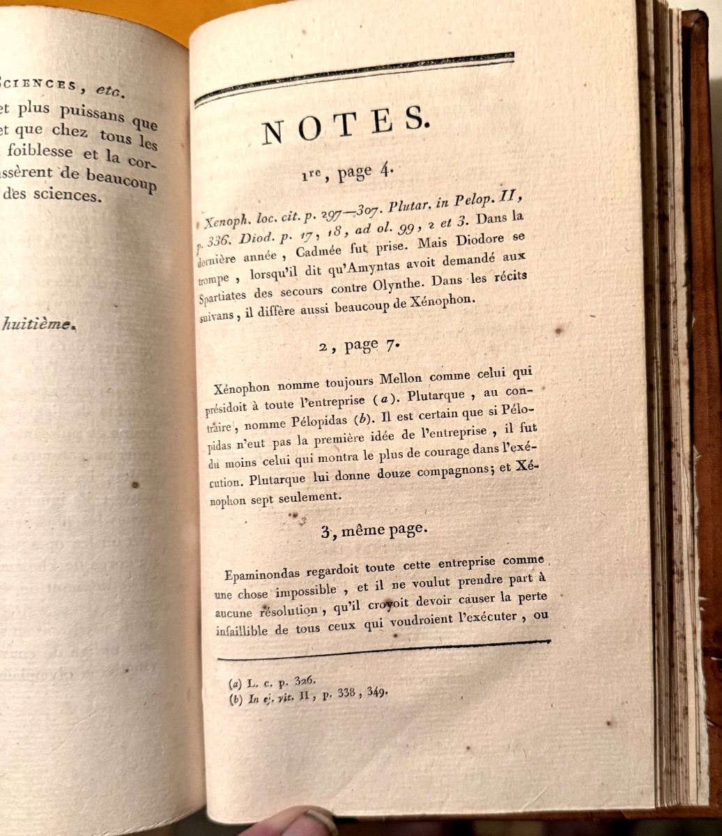 Fine Copy In 5 Volumes In. 8 . Histoire Des Sciences De La Grèce An VII-photo-4