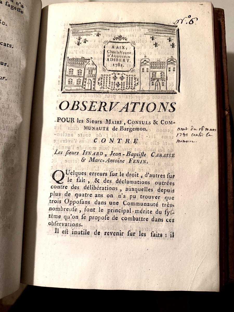 Important Jurisprudence Collection Of Hundreds Of Court Documents From 1779 To 1780 In 13 Vols.-photo-4