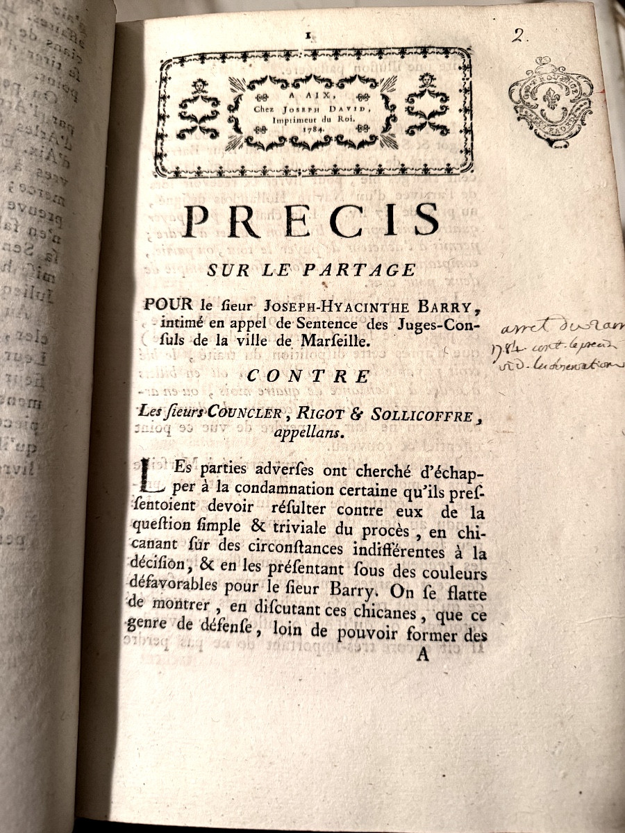 Important Jurisprudence Collection Of Hundreds Of Court Documents From 1779 To 1780 In 13 Vols.-photo-8