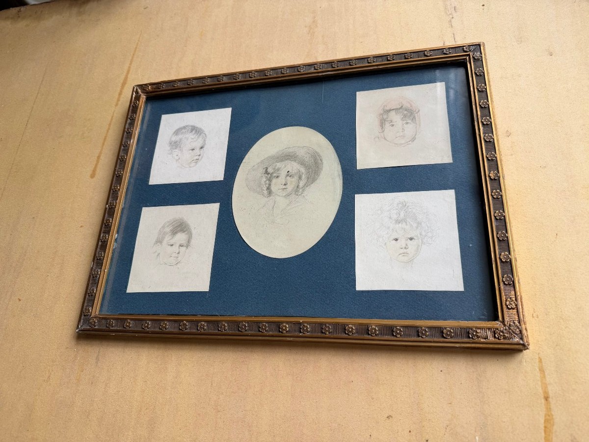 Gallery Of Five Fine Pencil Portraits: Children Of The -photo-3