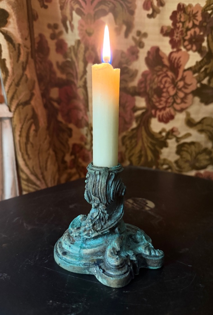 Louis XV Baroque Bronze Dressing Table Candlestik Circa XVIIIè-photo-3