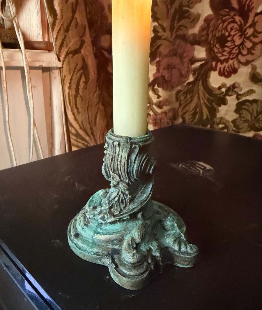 Louis XV Baroque Bronze Dressing Table Candlestik Circa XVIIIè-photo-4