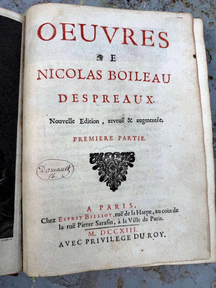 Oeuvres De M. Boileau Despréaux-photo-4