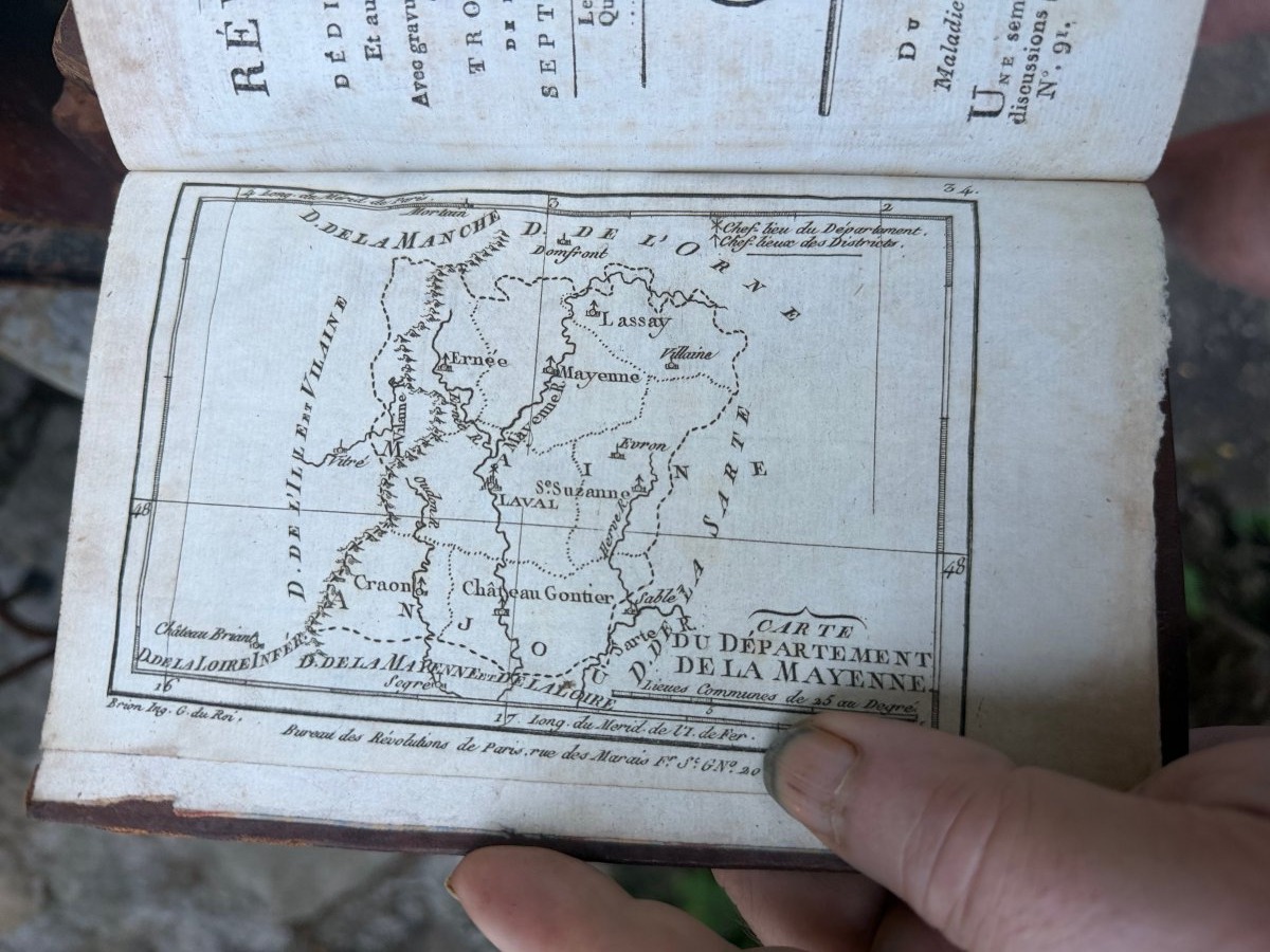 Révolution de Paris dédiée a la Nation ; Journal précis jour par jour 1790/1791 en 10 Vol. In8.-photo-7