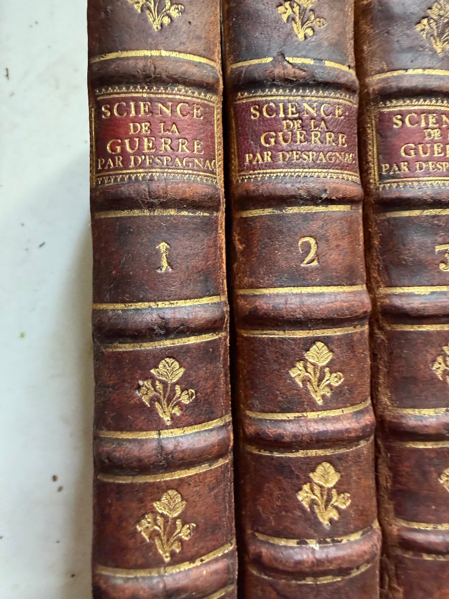 Essay On The Science Of War, In Three Volumes, In 12mo, By Baron d'Espagnac, The Hague.-photo-2