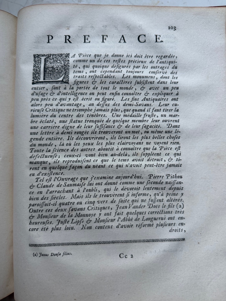 1v ;Poême de Pétrone sur la Guerre Civile entre César et Pompée ; avec 2 épitres . Londres 1738-photo-7