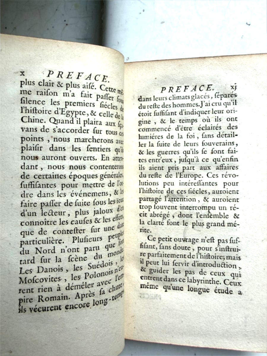A Summary Of Universal History With Reflections By Abbé Beradier, 1 Vol., 12mo, 18th Century-photo-6