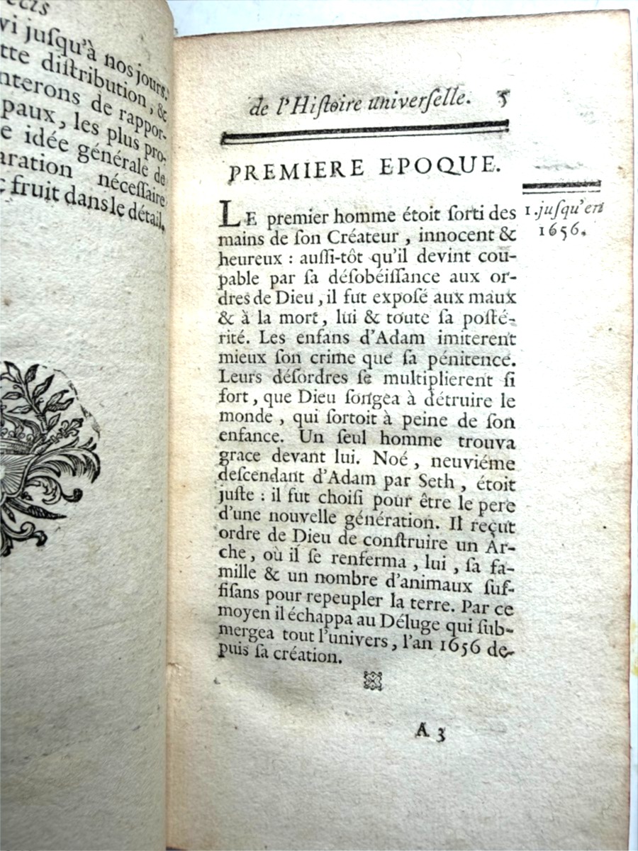 A Summary Of Universal History With Reflections By Abbé Beradier, 1 Vol., 12mo, 18th Century-photo-8