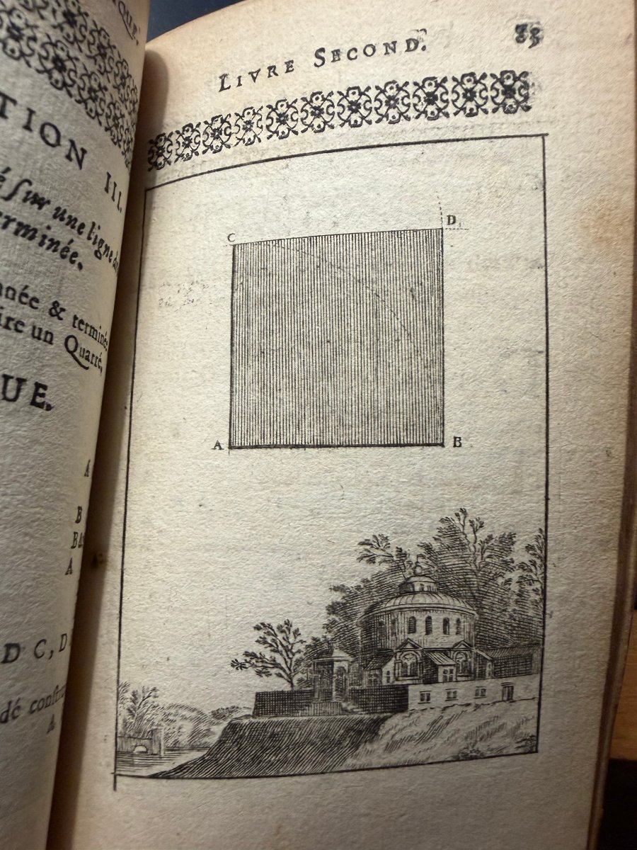 A Beautiful Illustrated Volume: "practical Geometry On Paper And In The Field," Vol. I. In-12.-photo-2