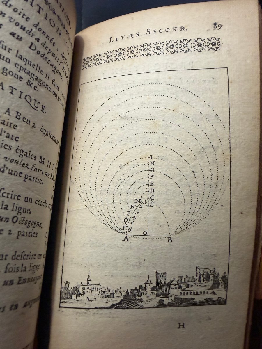 A Beautiful Illustrated Volume: "practical Geometry On Paper And In The Field," Vol. I. In-12.-photo-3
