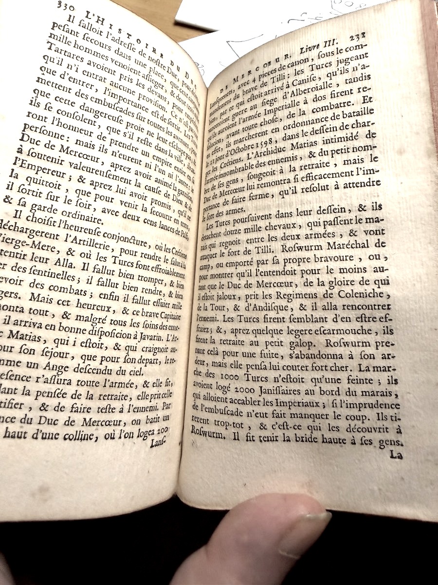 Vol In 12  :"L'Histoire de Filipe Emanuel de Loraine Duc de Mercoeur "Dédiée . A Cologne 1689 .-photo-5