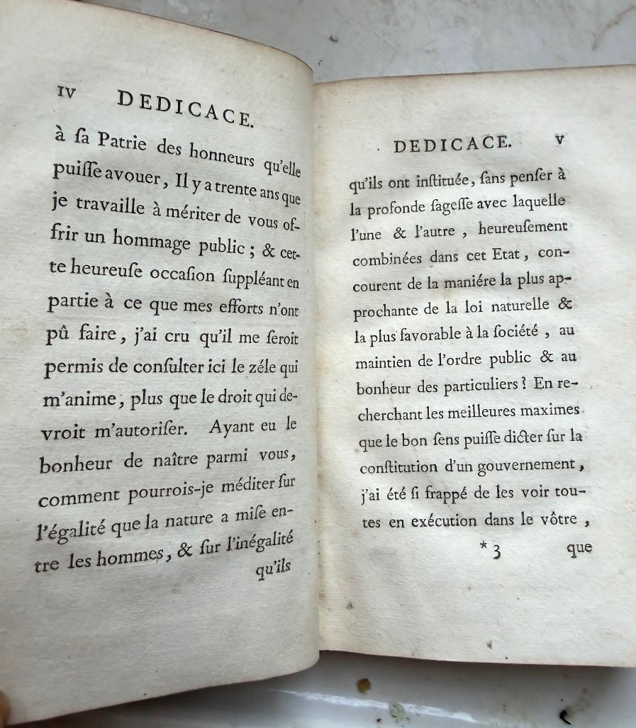"discourse On The Origin And Foundations Of Inequality Among Men," By J. J. Rousseau, 1755-photo-3