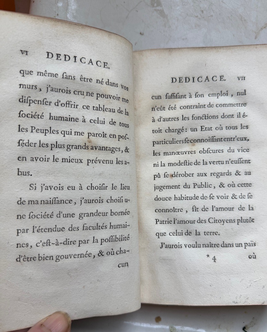 "discourse On The Origin And Foundations Of Inequality Among Men," By J. J. Rousseau, 1755-photo-4