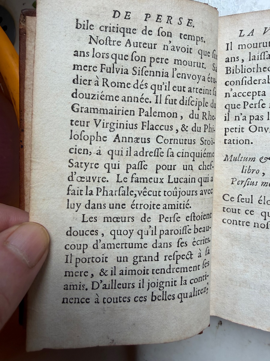 A Fine Edition From The Château De Saint Marcel: "the Satires Of Juvenal And Persius," Translated By Mr. De...-photo-6