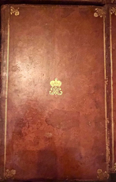 Unique exemplaire Gd In-folio , veau glacé du Grand Dictionnaire de Moréri au Chiffre "M-A" Imp-photo-7