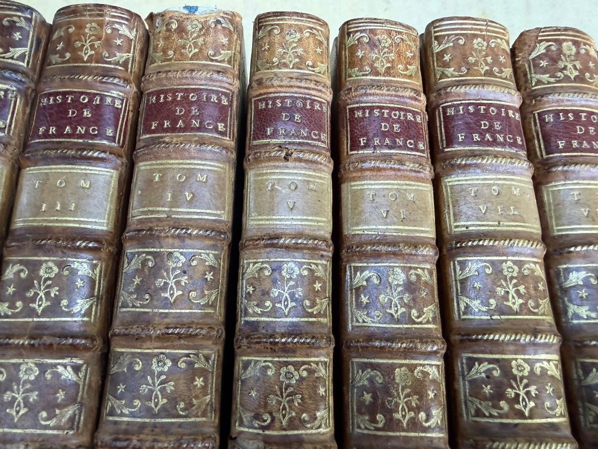 Serie complète de" l'Histoire de France de Velly , Villaret et Garnier" 30 Vol In 12 , XVIIIème-photo-3