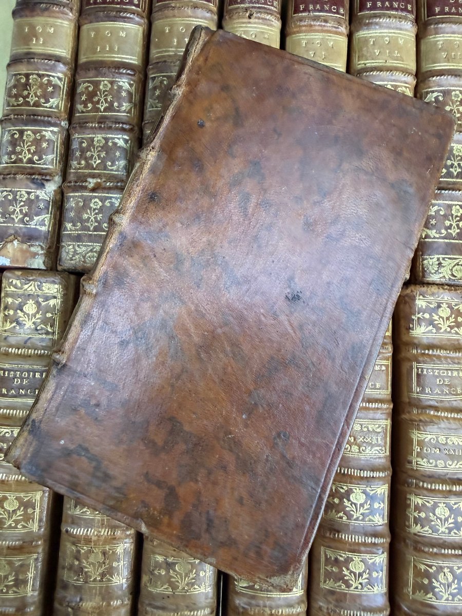 Serie complète de" l'Histoire de France de Velly , Villaret et Garnier" 30 Vol In 12 , XVIIIème-photo-2