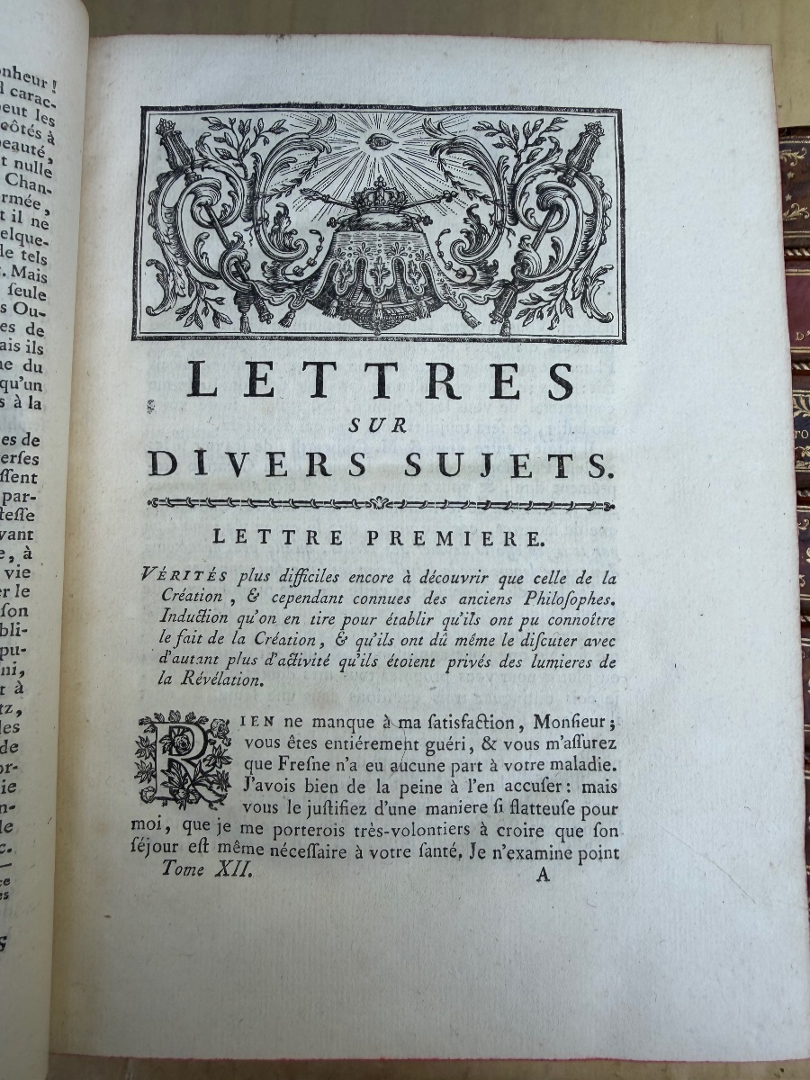 Bel ensemble en 12 vol. In. 4 " Oeuvres de M. Le Chancelier d'Aguesseau . A Paris 1759-photo-8
