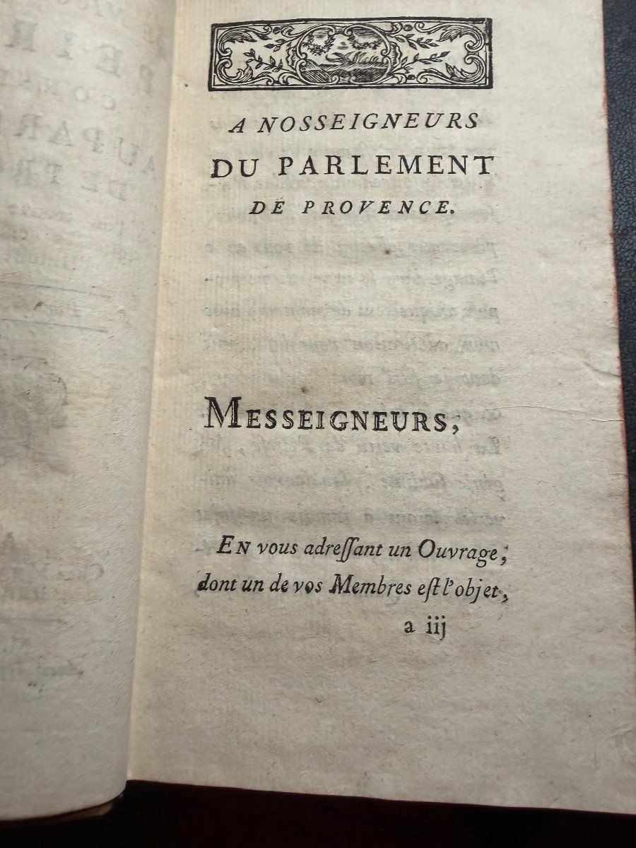 Vie de Nicolas-Claude Peiresc , Conseiller au Parlement de Provence , I Vol.In12 , a Paris 1770-photo-2