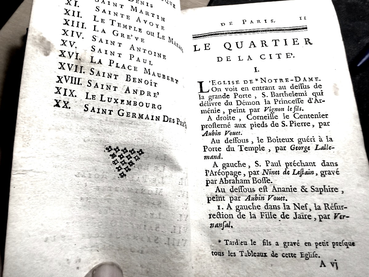 "picturesque" Journey Through Paris; Or A Guide To All The Most Beautiful Sights In ... 1749.-photo-3