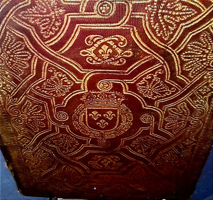 "coat Of Armes Of Louis XIV "  Binding Holy Week Rich Binding With Marocco Leater Trim-photo-5