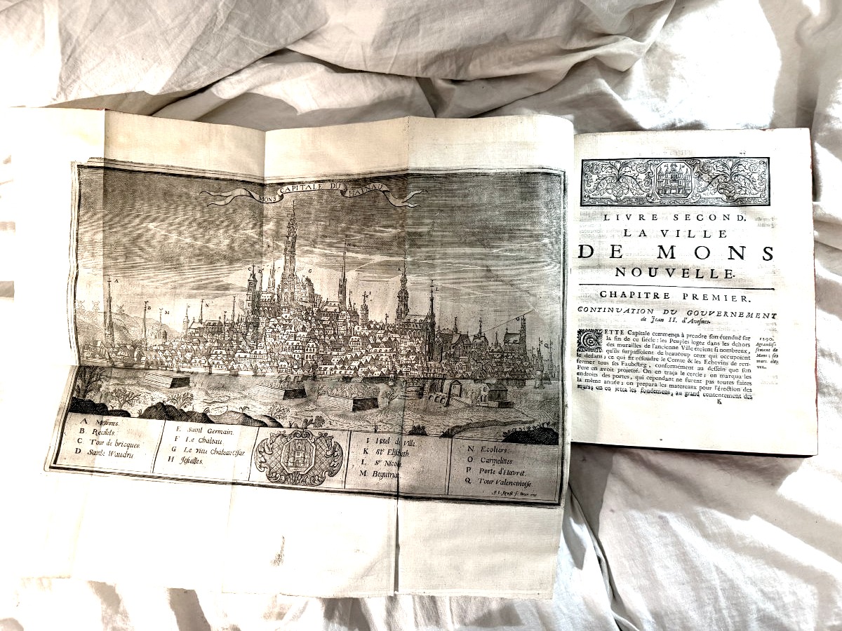 Vol. 1, Part 4: "history Of The City Of Mons: Ancient And Modern," By G.-j. De Boussu And J. L. Krafft, 1725-photo-5