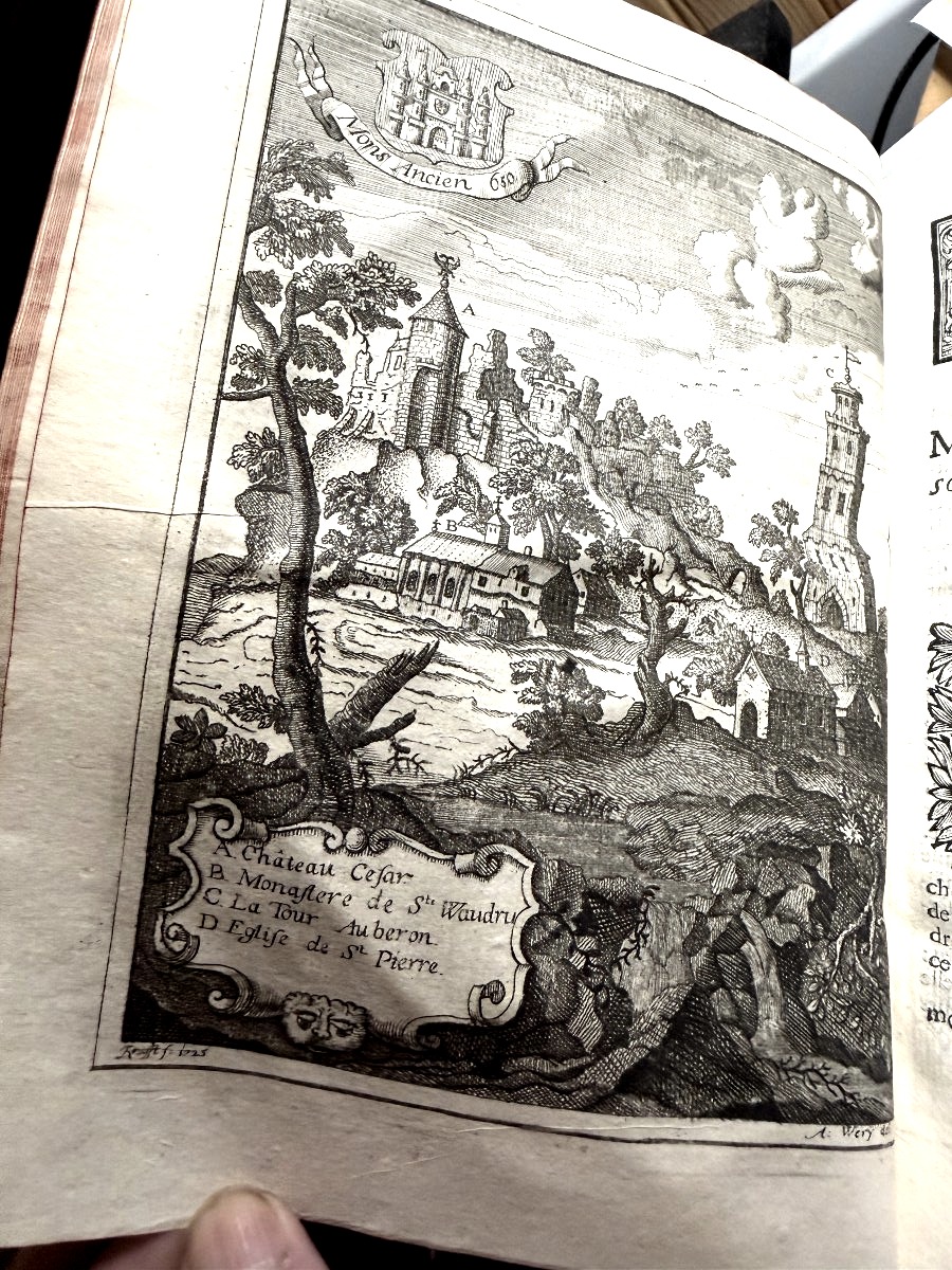 Vol. 1, Part 4: "history Of The City Of Mons: Ancient And Modern," By G.-j. De Boussu And J. L. Krafft, 1725-photo-2