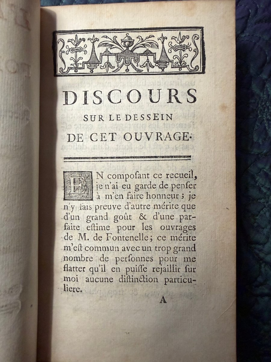 The Spirit Of Fontenelle, Or A Collection Of Thoughts Drawn From His Works, The Hague: P. Gosse, 1744-photo-1